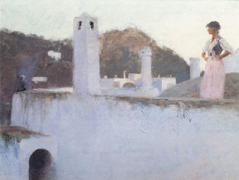 約翰 辛格 薩金特 View of Capri 約翰 辛格 薩金特 View of Capri